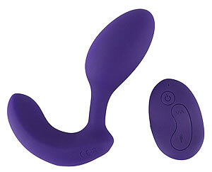 Sweet Smile RC Double Vibrator, dvojitý vibrátor pro něj a pro ni 14 x 3,9 cm