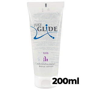 Just Glide Toys 200ml, extra hustý vodní lubrikant