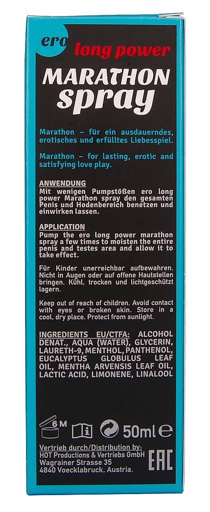 Marathon Spray men Long Power 50ml