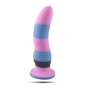 Toyz4Lovers ANAL COLOR SPRING - Barevné anální dildo s přísavkou 18x4,3 cm