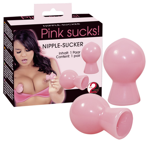 Pink sucks! Nipple Suckers