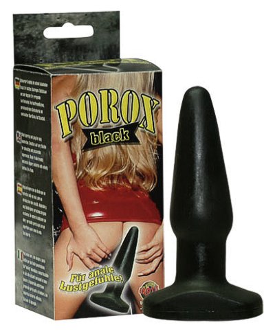 Porox Black - anální kolík