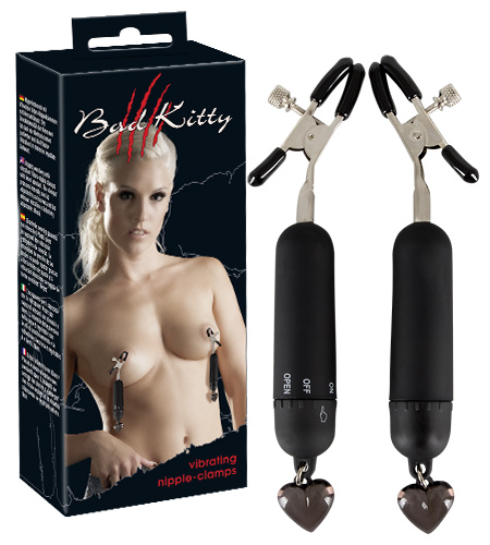 Bad Kitty Vibrating Nipple Clamps