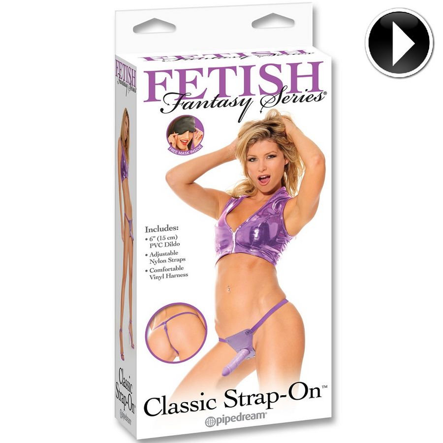 Fetish Fantasy Classic Strap-On fialový