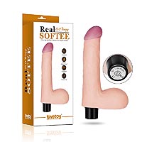 LoveToy REAL SOFTEE Vibrating Dildo 8