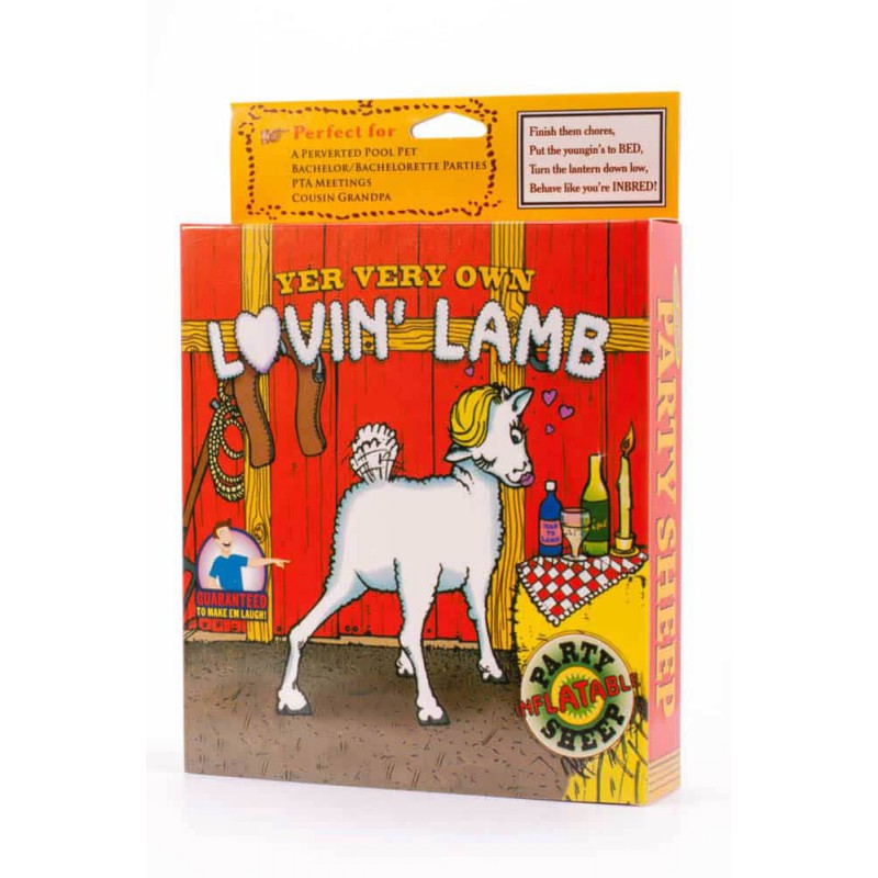Zábavné nafukovací jehně Lovetoy Loving Lamb