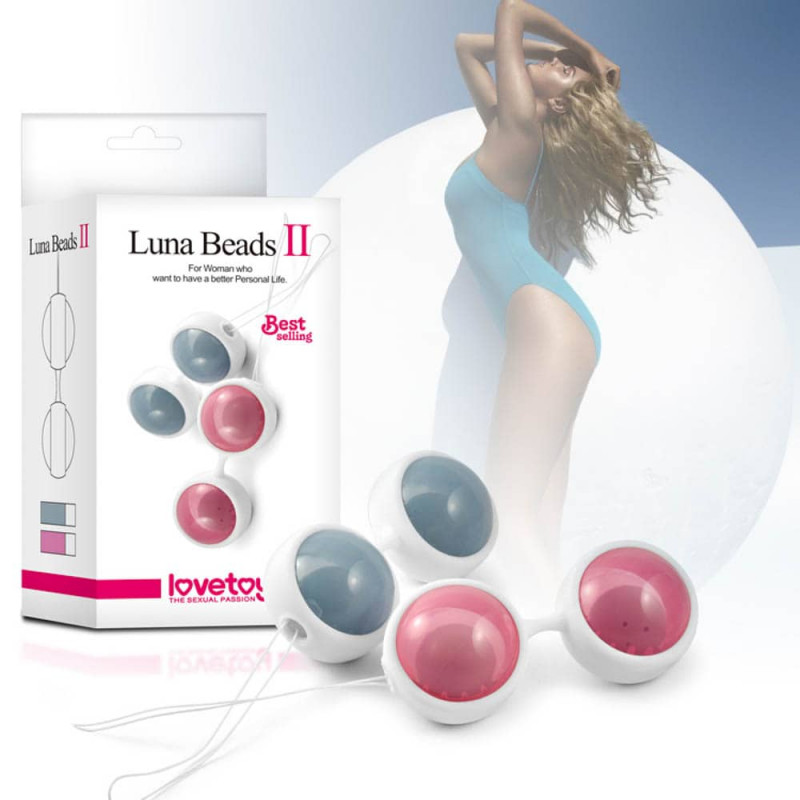 LoveToy Luna Beads II růžová