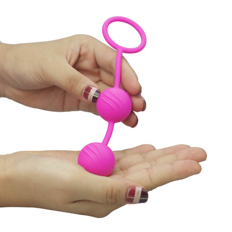 LoveToy Kegel Ball růžové kuličky