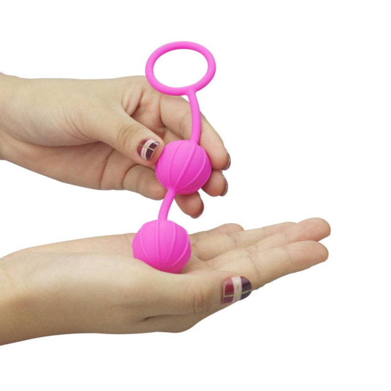 LoveToy Kegel Ball růžové kuličky