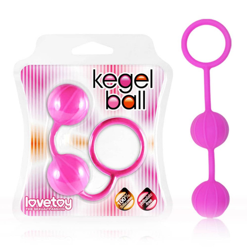 LoveToy Kegel Ball růžové kuličky