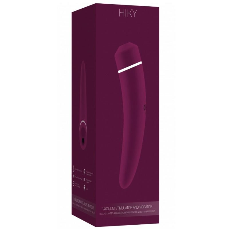 Hiky Vacuum Stimulator and Vibrator Purple