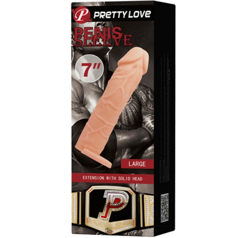 Realistický návlek Pretty Love Penis Sleeve Large 18cm