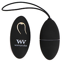 Womanvibe Alsan černé vibrační vajíčko na dálkové ovládání