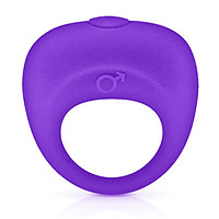 Glamy Vibrating Cockring fialový vibrační kroužek