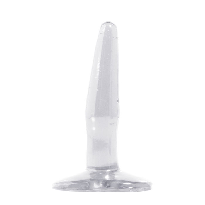 Basix Rubber Works Mini Butt Plug clear