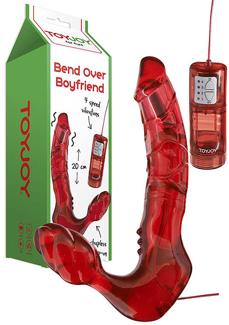 Bend Over Boyfriend Vibrating Red