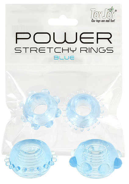 Power Stretchy Rings blue