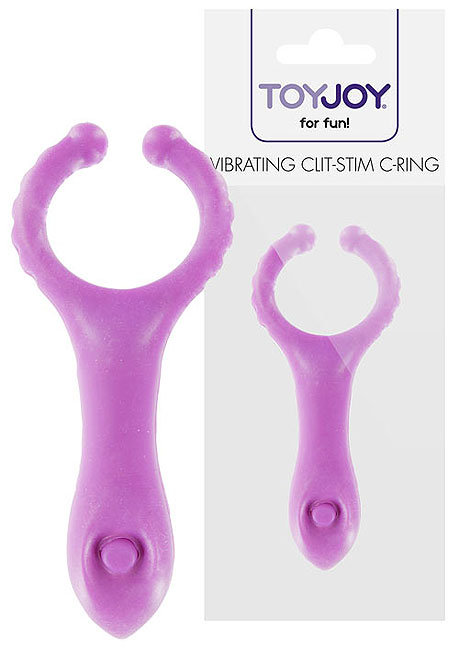Vibrating Clit-Stim C-Ring Purple