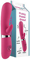 Pussy Posse Growl Vibrator Pink