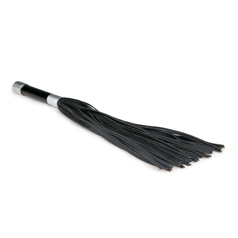 EasyToys Long Flogger With Metal Grip dlouhý bič s kovovým úchytem