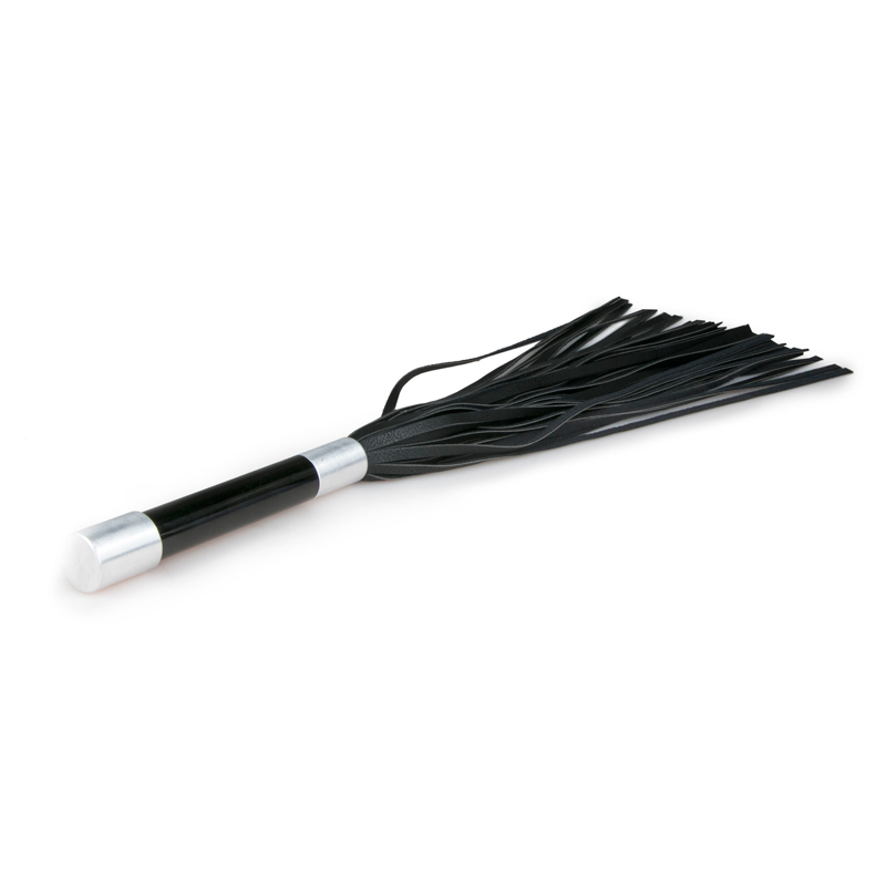 EasyToys Long Flogger With Metal Grip dlouhý bič s kovovým úchytem