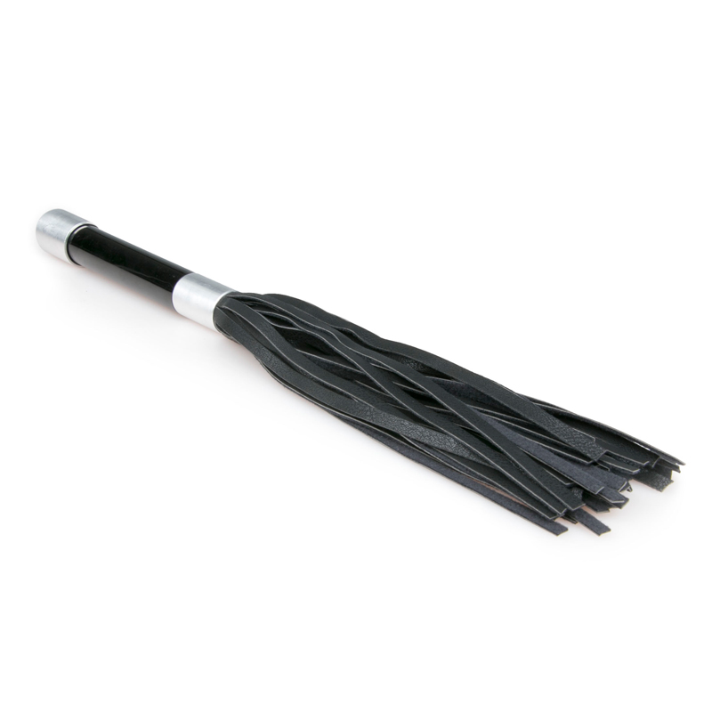 EasyToys Flogger With Metal Grip bič s kovovým úchytem