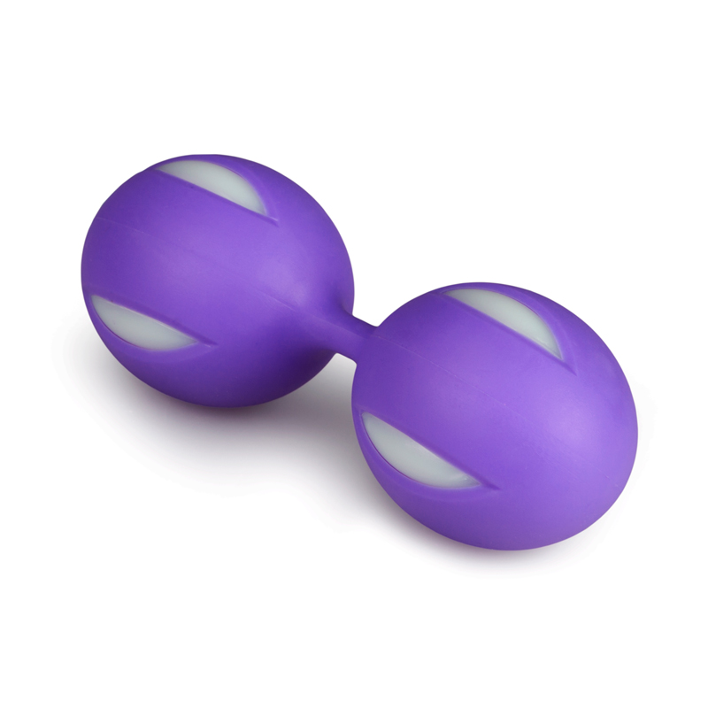 EasyToys Wiggle Duo fialové vibrační venušiny kuličky