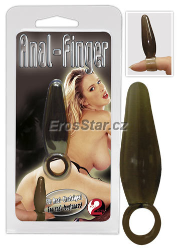 Anal-Finger černý - anální kolík
