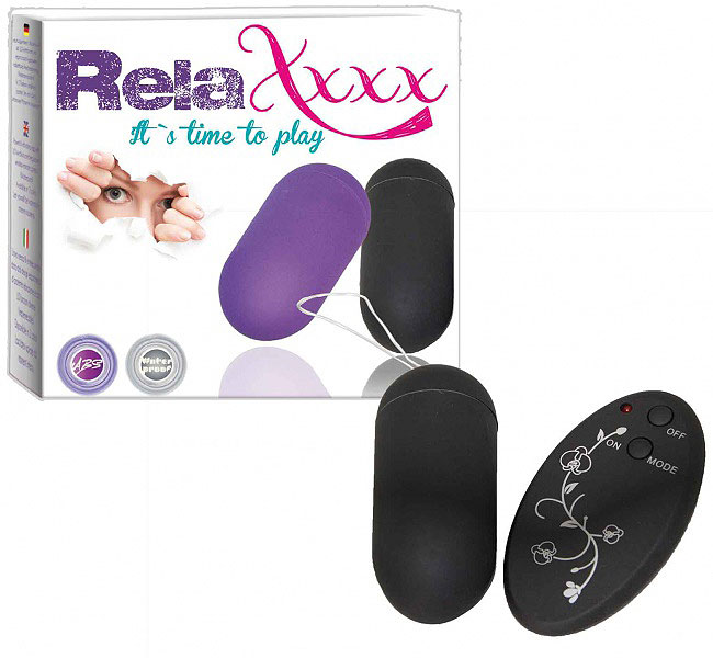 RelaXxxx Remote Egg Black