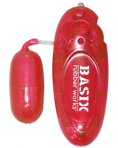 Basix Rubber Works Jelly Egg red