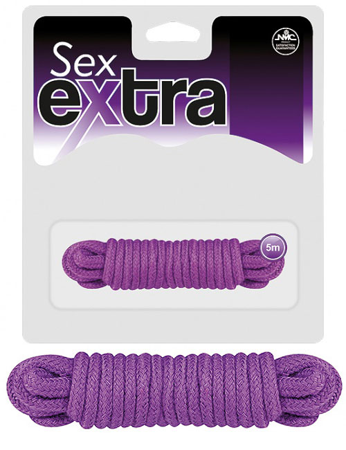 Sex Extra Bondage lano 5 m fialové