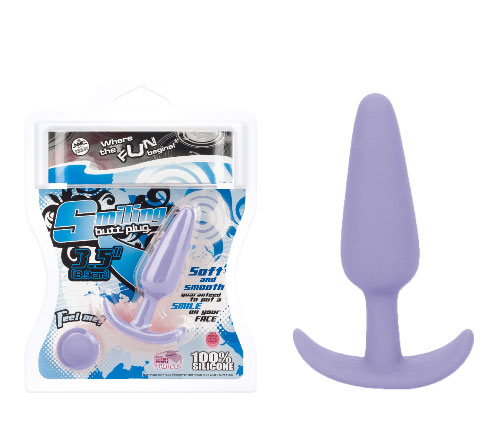 Smiling Butt Plug purple