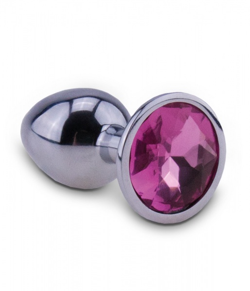Anální šperk kovový s diamantem RelaXxxx růžový