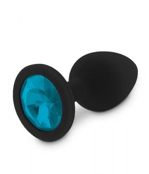 RelaXxxx Silicone Plug S černá/modrá silikonový anální šperk