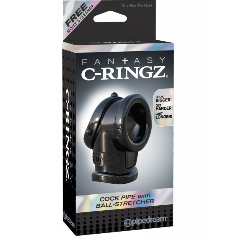 Fantasy C-Ringz Cock Pipe with Ball Stretcher