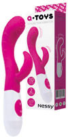 Q-Toys Nessy - vibrátor růžový