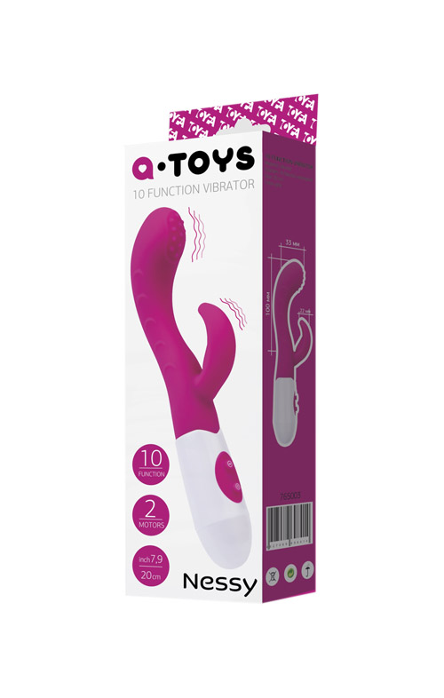 Q-Toys Nessy - vibrátor růžový