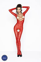 Bodystocking Passion BS031 červená