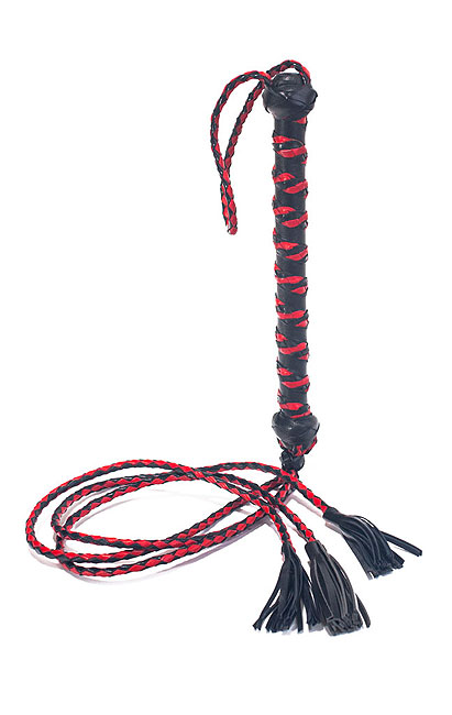 Devil Sticks Three Tail Tassel Flogger Polished