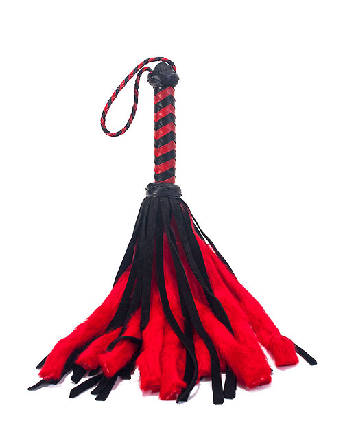 Devil Sticks Mini Faux Flogger Polished Leather