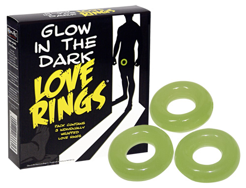 Glow in the Dark Love Rings