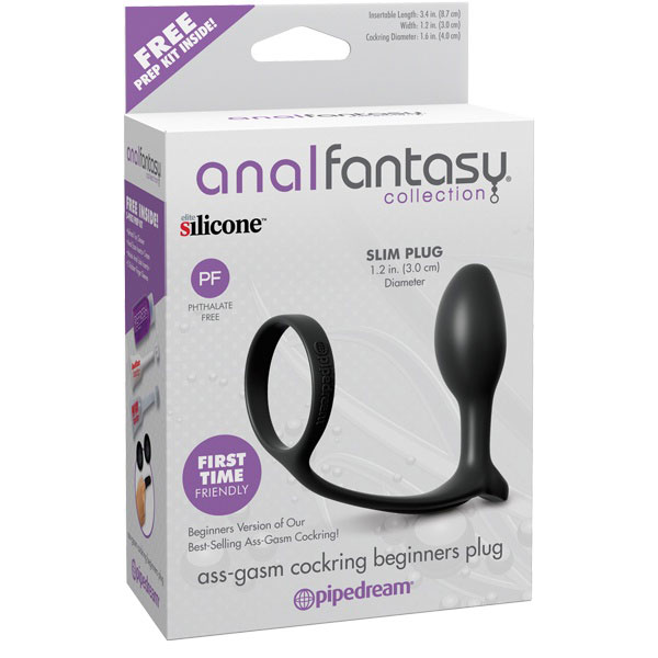 Anal Fantasy Ass-Gasm Cockring Beginners Plug