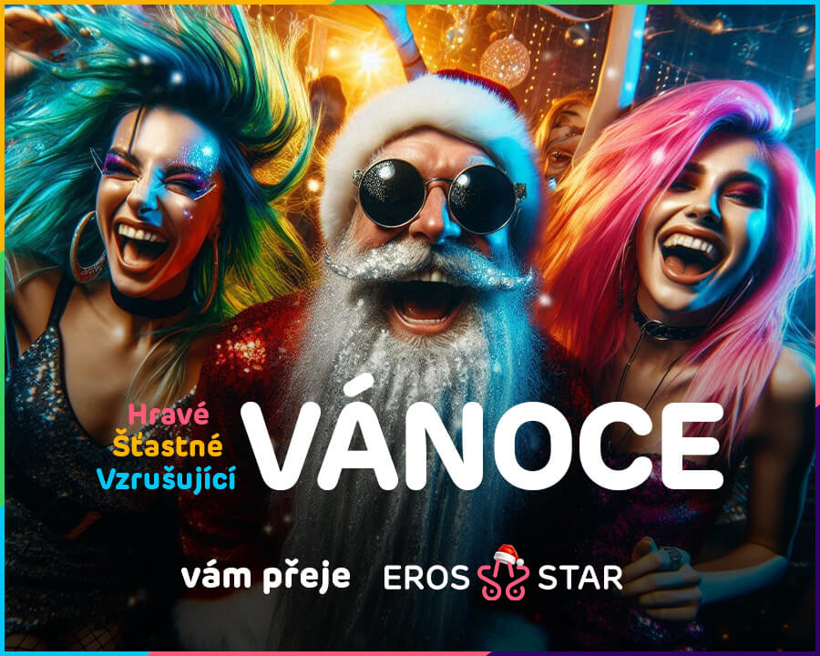 Šťastné, hravější, vzrušující Vánoce přeje Erosstar!